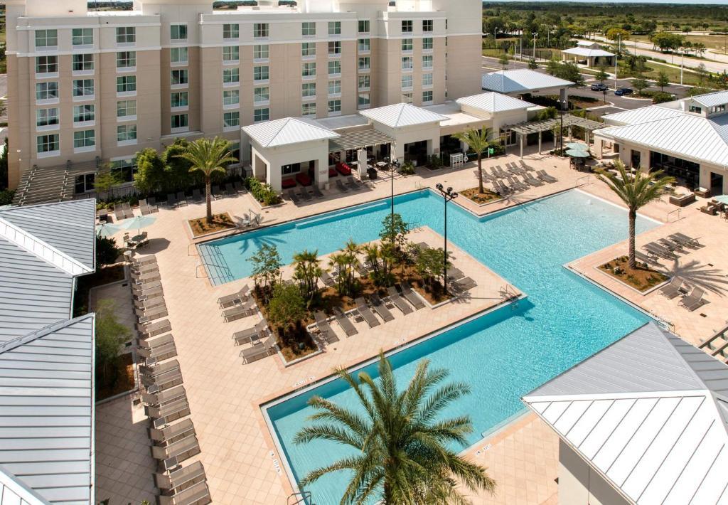 Springhill Suites By Marriott Orlando At Flamingo Crossings Town Center-Western Entrance Four Corners Exterior foto